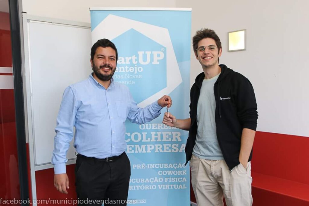 Guilherme from Cannabud holding the office team for an office in Alentejo, Portugal